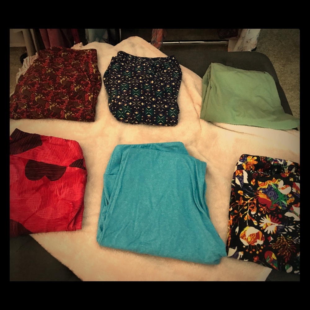 Lularoe TC leggings - $5/each; 4/$15